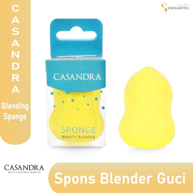 Spon Bedak / Make Up Blender Kuning Guci Casandra