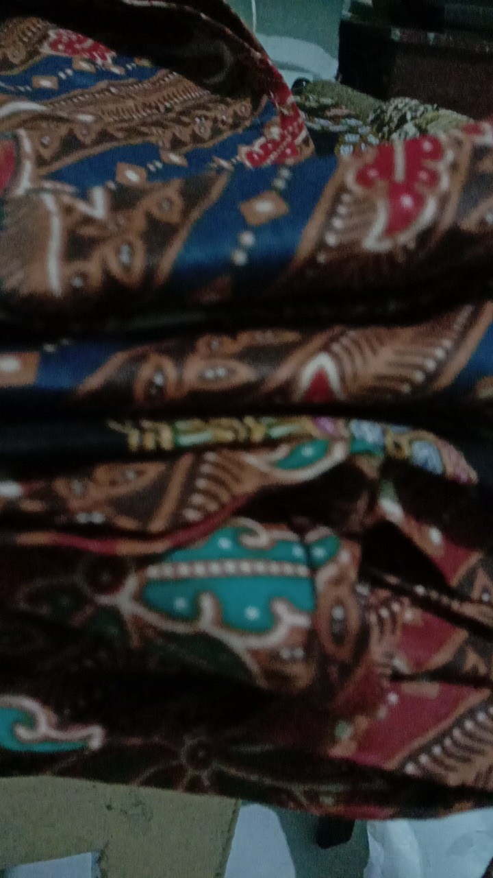 Benang Raja Atasan Batik Wanita Lengan Panjang Ukuran Jumbo 2xl 3xl 4xl 5xl