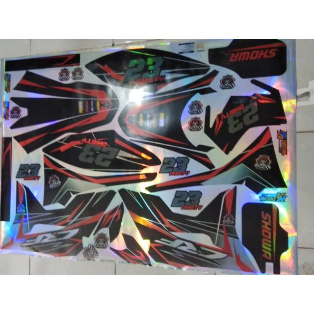 Stiker Decal crf 150L hologram crf 150 l motocross grafis