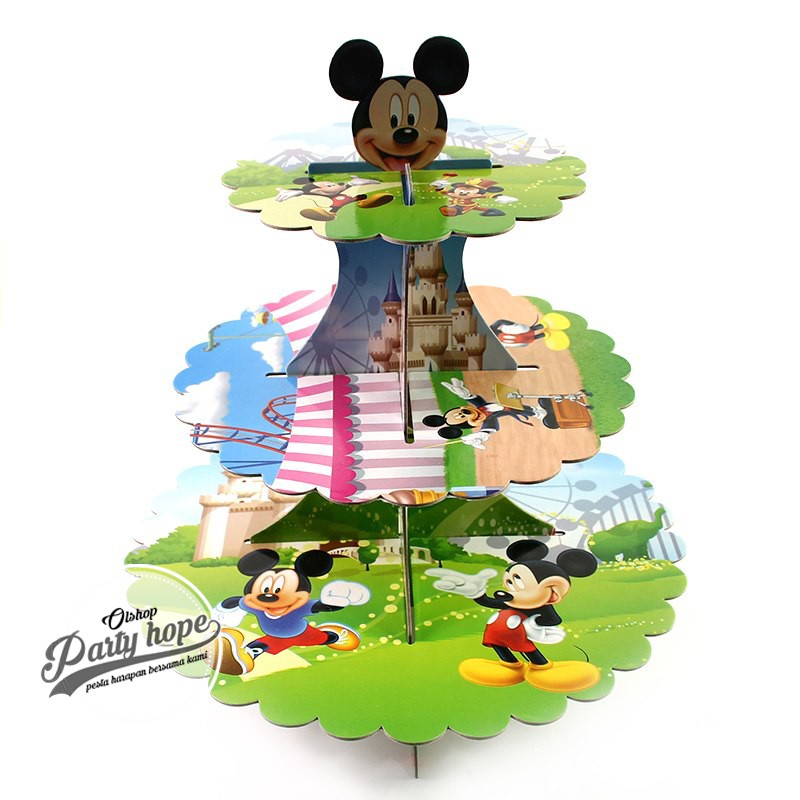 cake tier mickey mouse / standing cake / cupcake stand mickey mouse