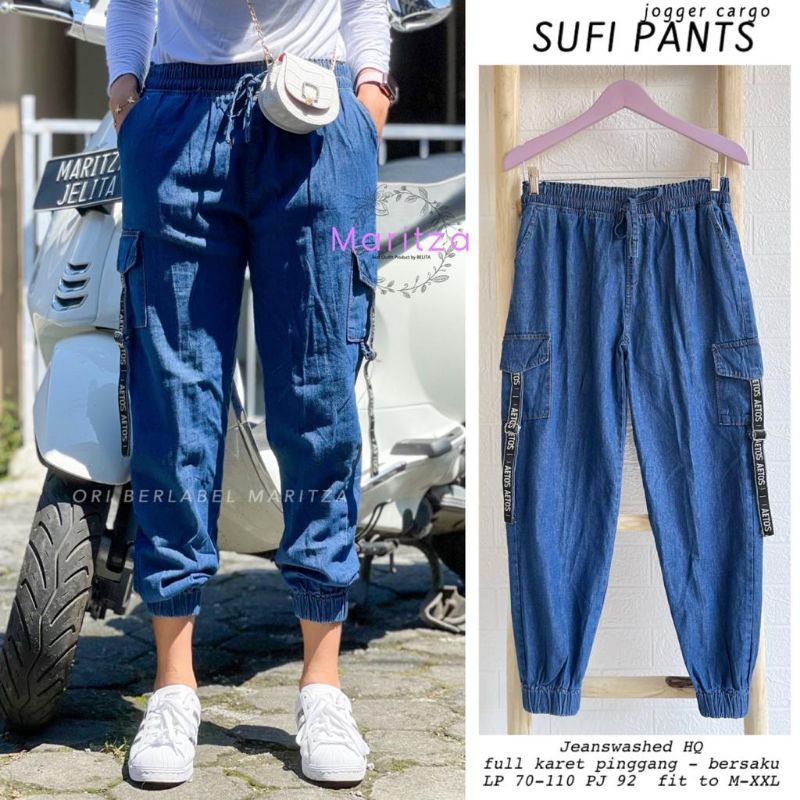 sufi pants jogger cargo celana jeans by maritza