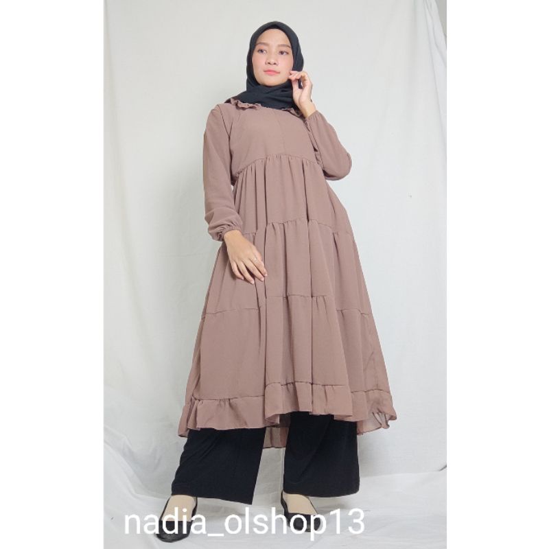 Midi Dress Ceruty Umpak Kode MIDI01