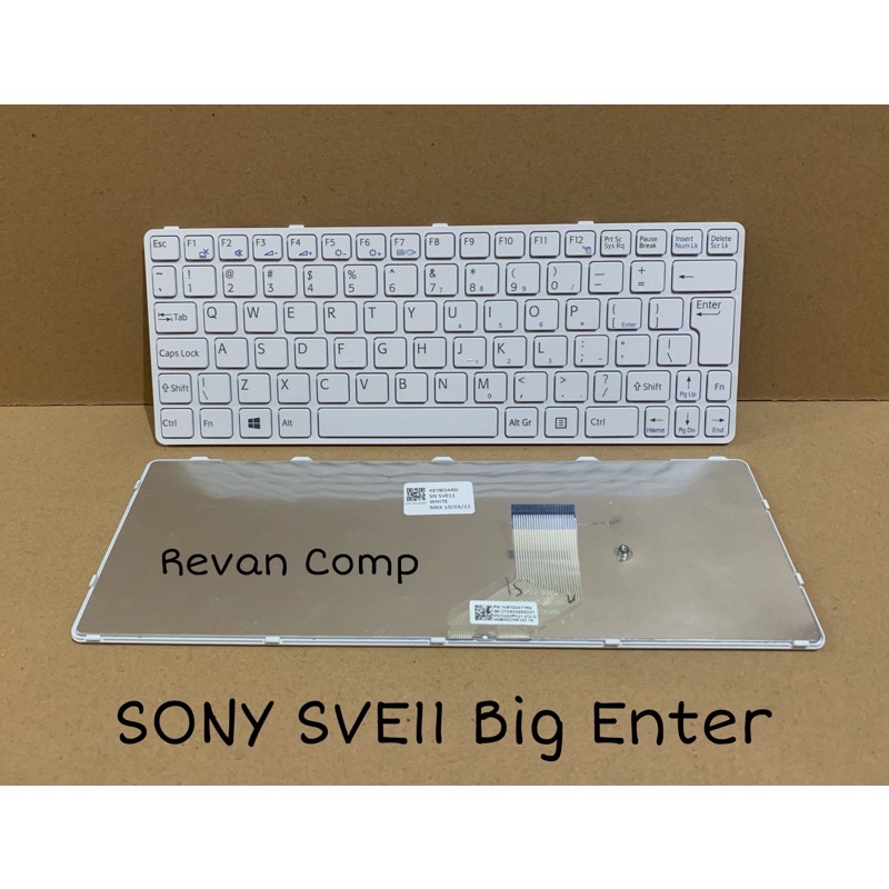 Keyboard Sony SVE11 White big enter