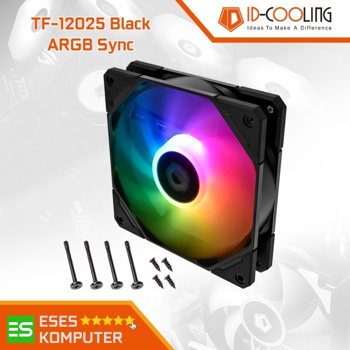 Fan ID-COOLING TF-12025-ARGB Single Fan 120mm PWM ARGB Sync