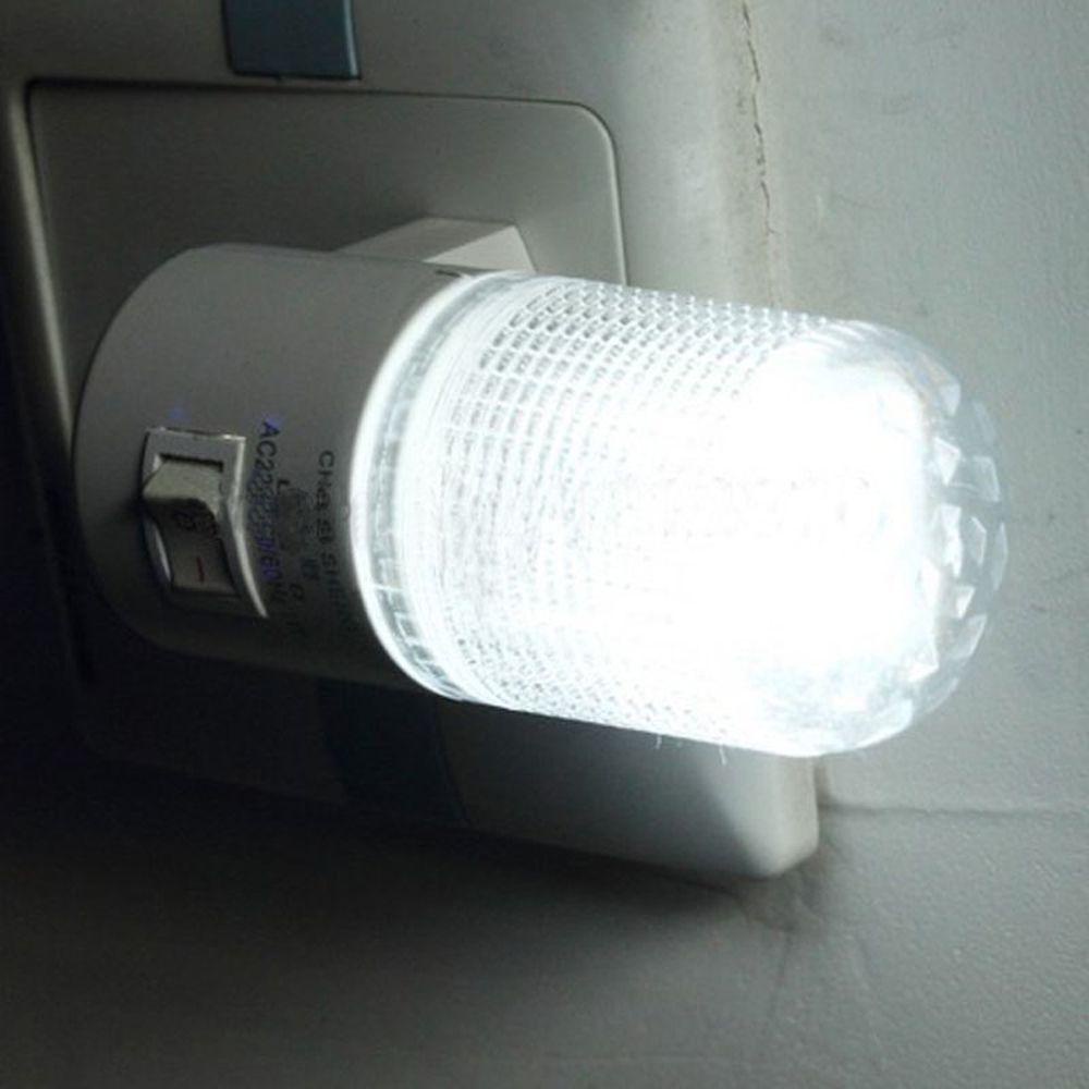 [Elegan] Lampu Nyaman Terang Lampu Hemat Energi Cahaya Soket Lampu Tidur-Penerang US Plug Switch Lamp