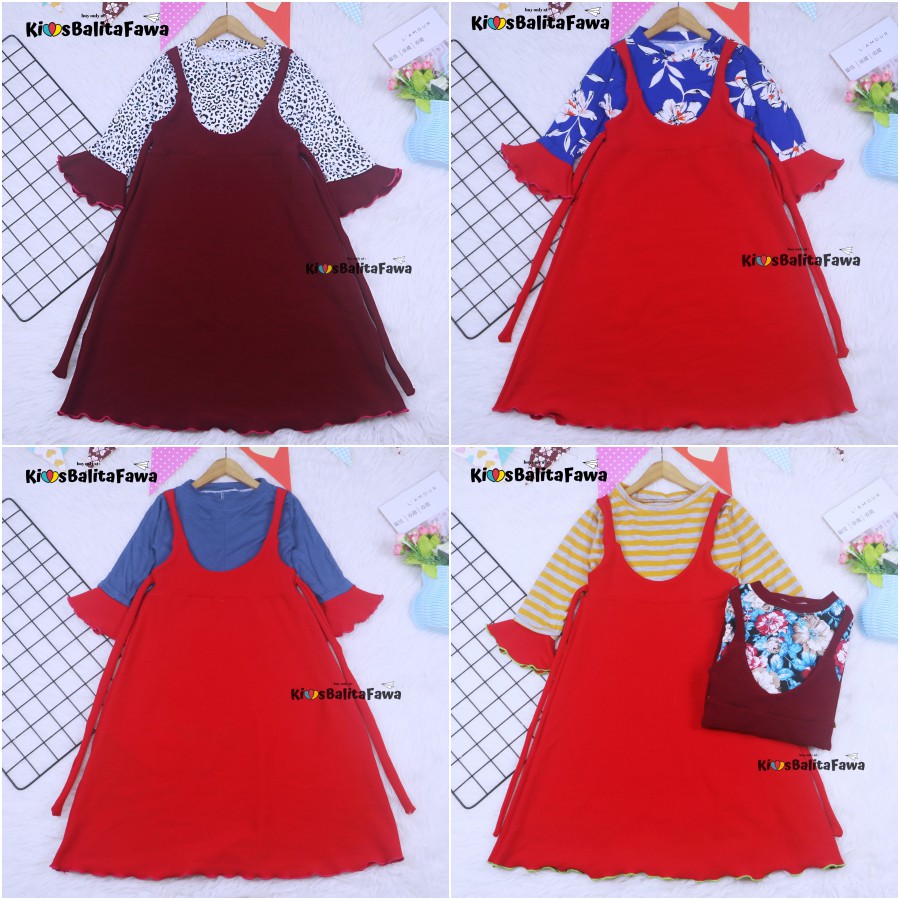 Gamis Aisyah uk 6-7 Tahun / Long Dres Baju Ngaji Anak Perempuan Murah Adem Gamis Lebaran [EXPORT]