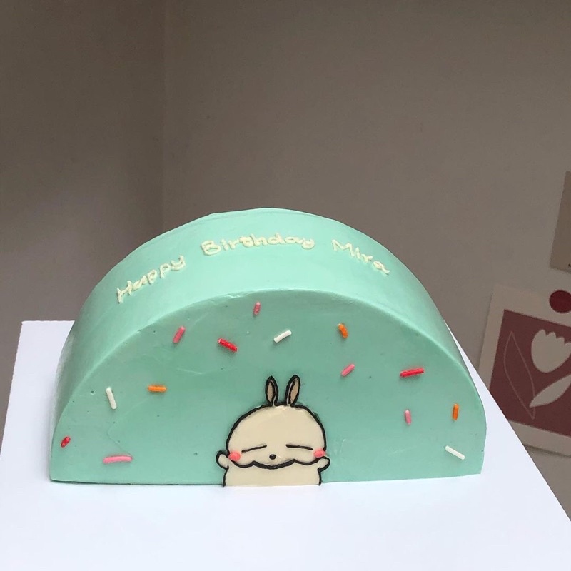 

kue ulang tahun halfcake korean cake