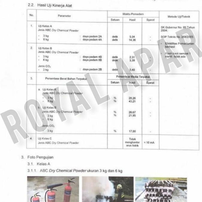 Apar 3 Kg / Alat Pemadam Api 3 Kg