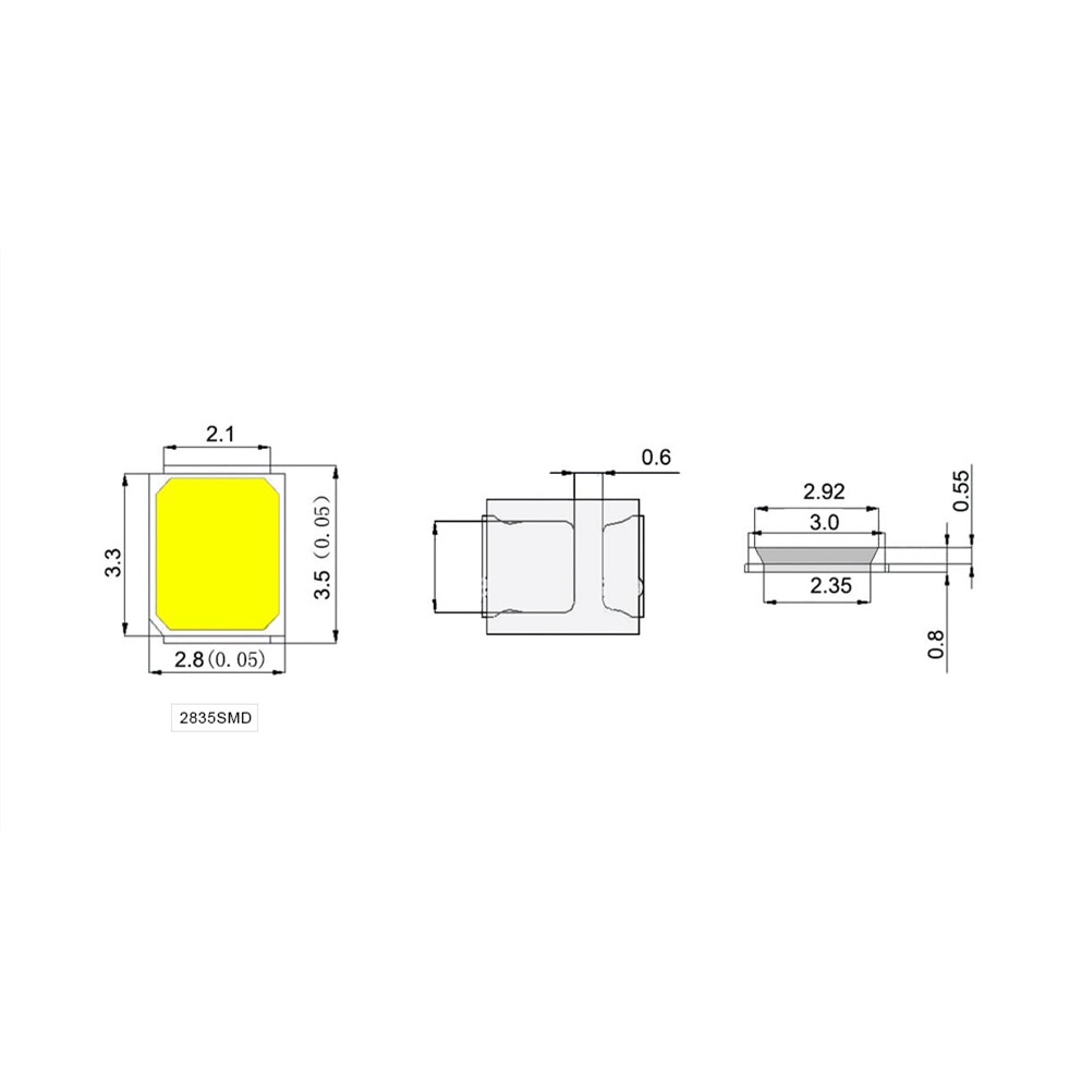 Led smd 3030 9v wiregold