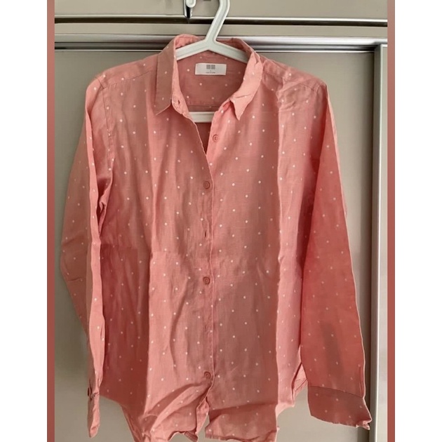 Atasan Kemeja Blouse Uniqlo wanita Preloved Second
