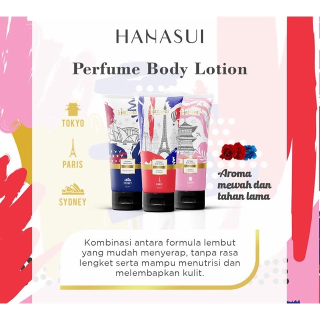 HANASUI Brightening Perfume Body Lotion