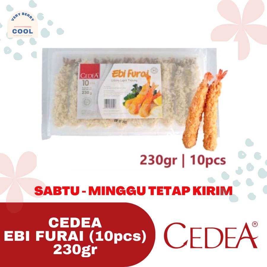 

Cedea Ebi Furai / Breaded Shrimp 10 Pcs Udang ala Hokben