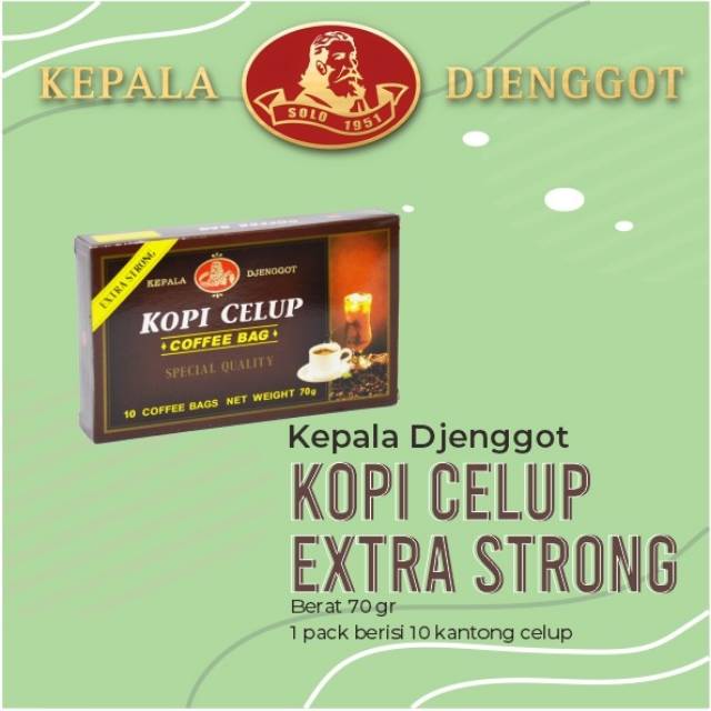 

Kepala djenggot kopi celup extra strong