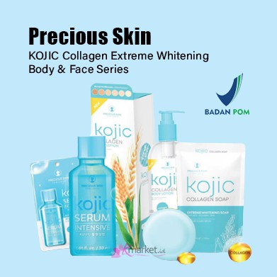 [BPOM] Precious Skin Kojic Collagen Extreme Whitening Body &amp; Face Serum