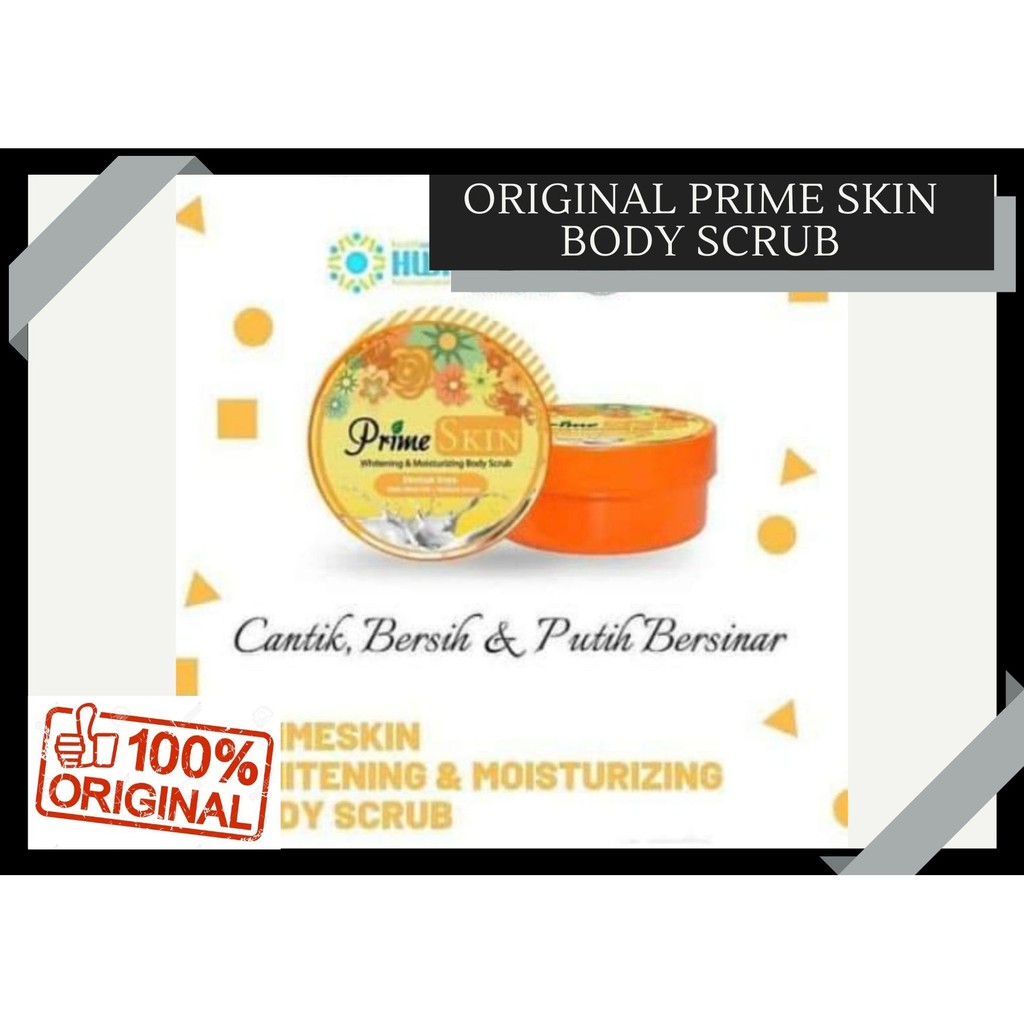 Prime Skin Body Scrub - Original Produk HWI
