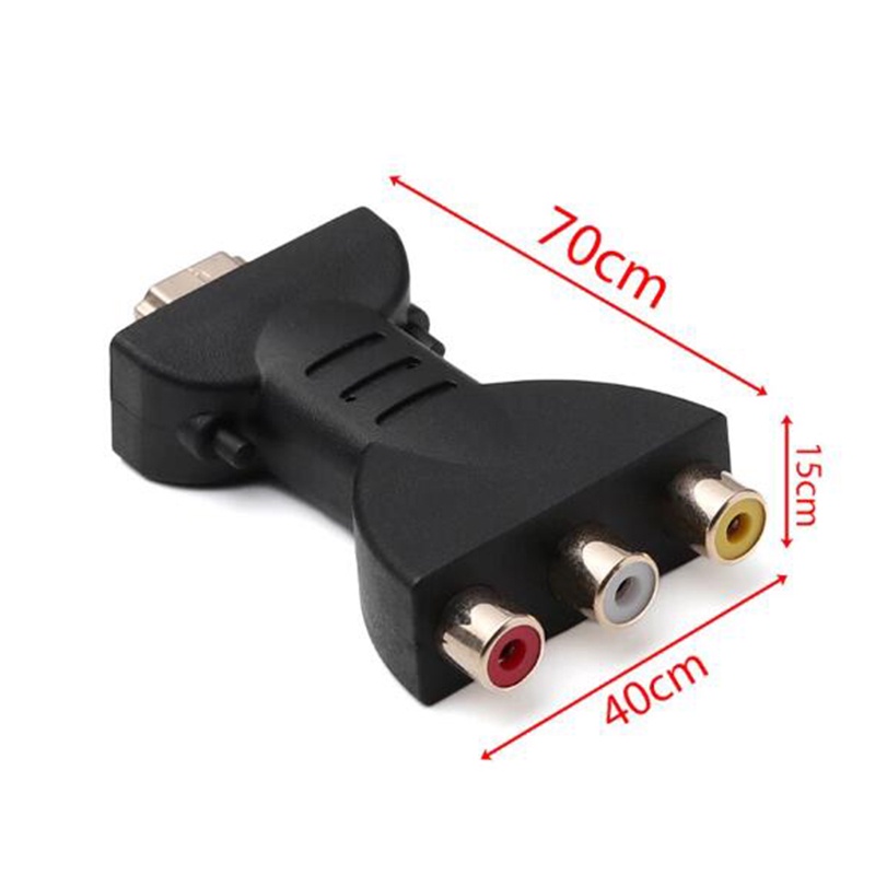 Adaptor Audio Video HDMI 1080p Ke VGA RCA