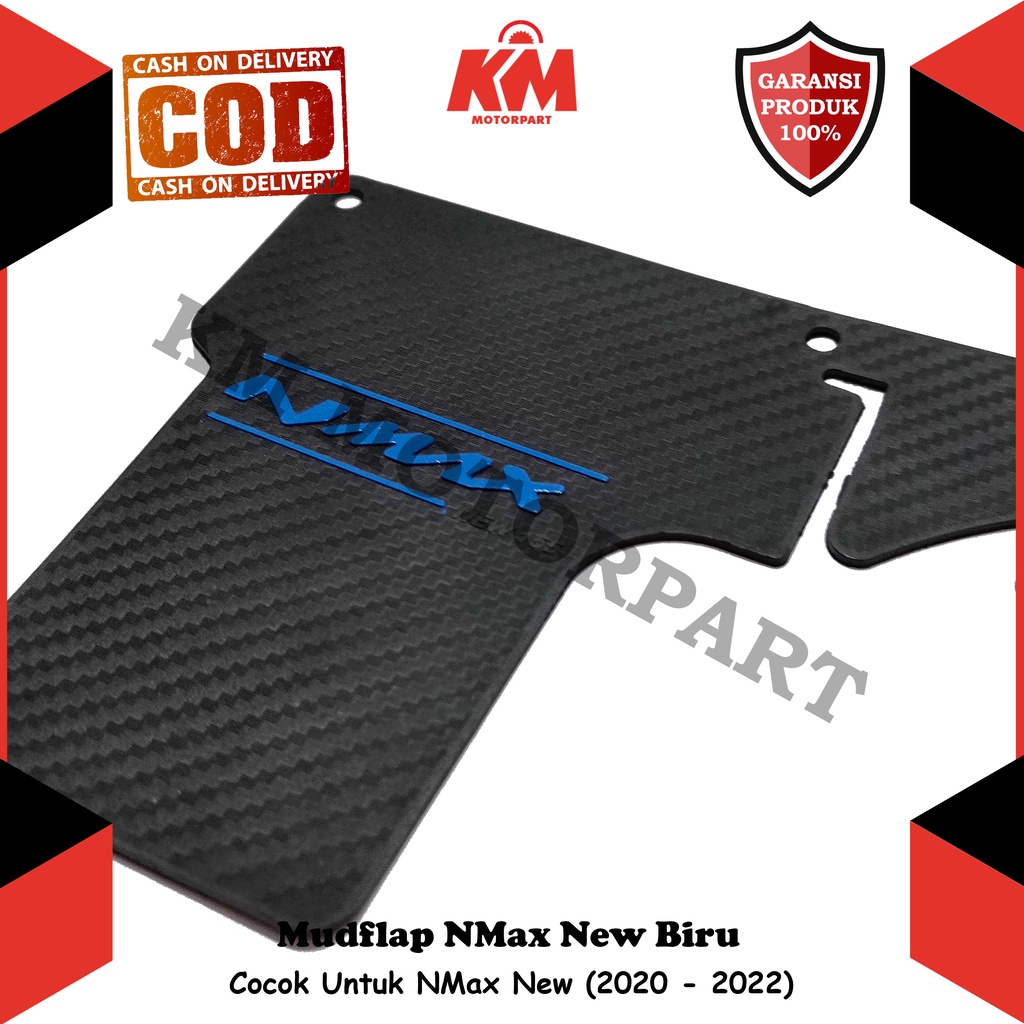 Mudflap Mud Flap NMax New 2020 2021 2022 Penahan Lumpur Model Karbon Pelindung Motor Aksesoris Variasi N Max