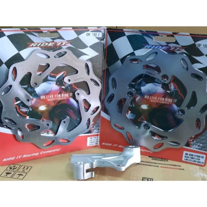 Tromol Honda CRF Plus Cakram Depan Belakang Plus Breket Pnp 1set Ride It 36 hole