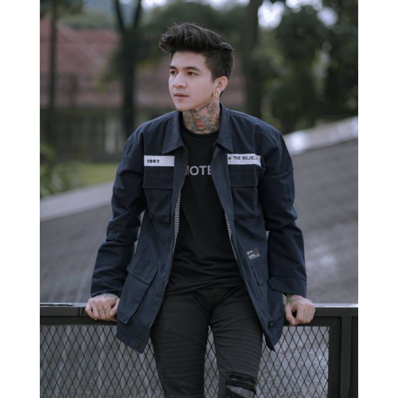 TERBARU JAKET SEMI PARKA DISTRO  OUTFIT PRIA ORIGINAL OUTERWEAR TREND BEST SELLER