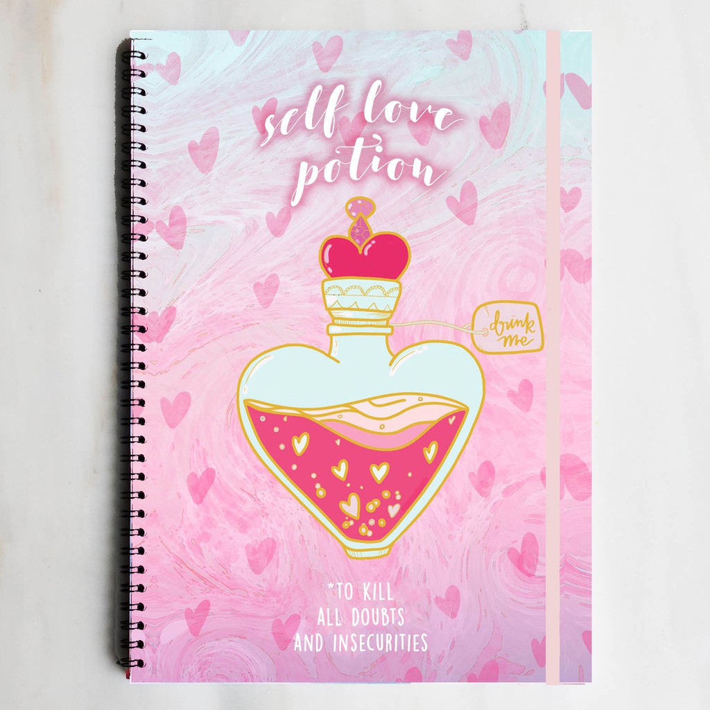 

SELF LOVE POTION Notebook Diary Journal Office School Buku Tulis Sekolah Kuliah