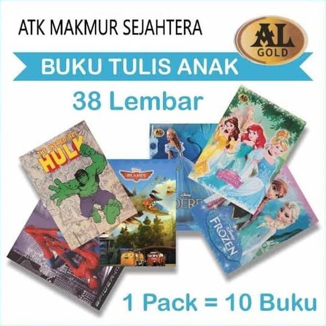 

Buku Tulis AL Gold 38 Lembar (10 buku) LIMITED EDITION