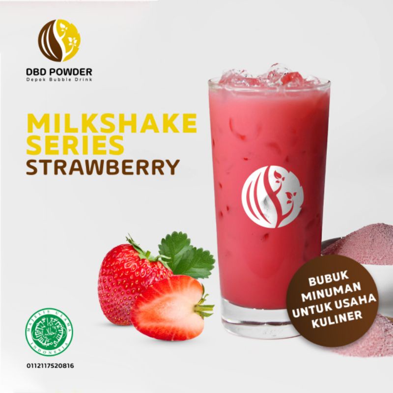 

Bubuk Minuman Strawberry - Powder Strawberry Milkshake