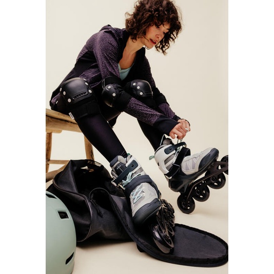 OXELO Fit 500 Sepatu Roda Dewasa Untuk Wanita Inline Skates