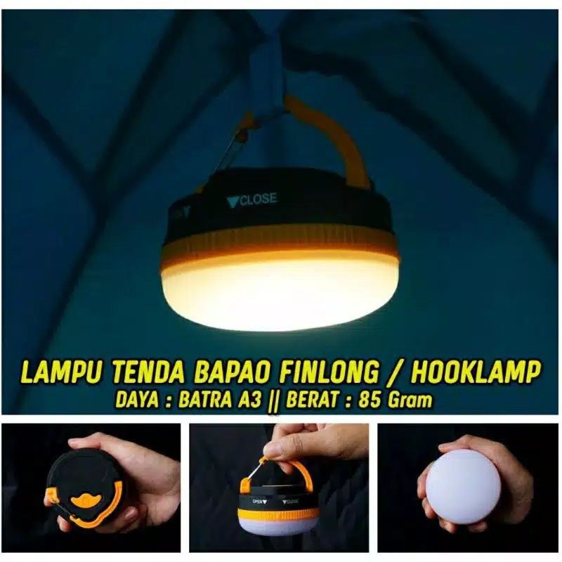 Emergency lamp outdoor untuk tenda camping - lampu bakpau
