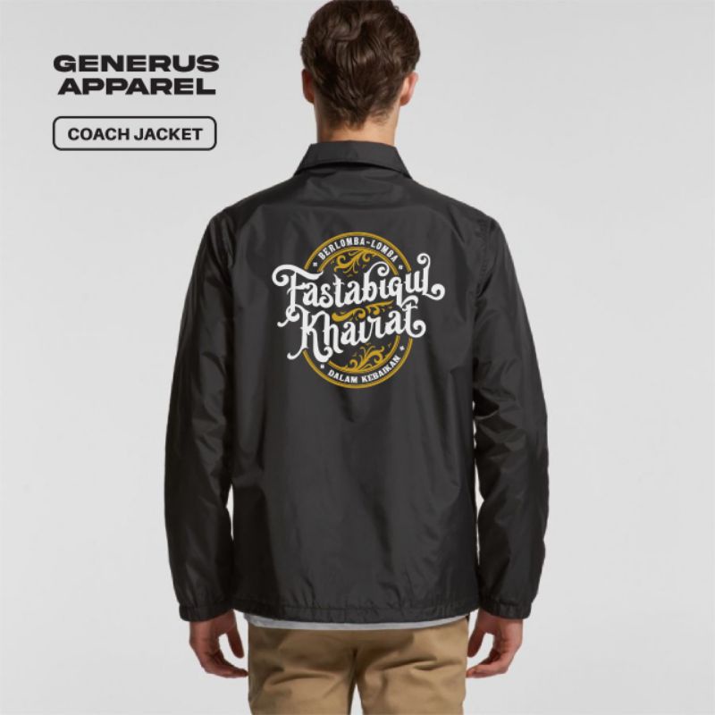 COACH JACKET - FASTABIQUL KHOIROT - GENERUS APPAREL