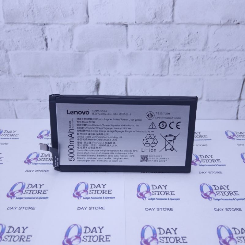 Baterai Lenovo Vibe P1 Turbo P1A42 P1C72 BL244 Original Battery Batre