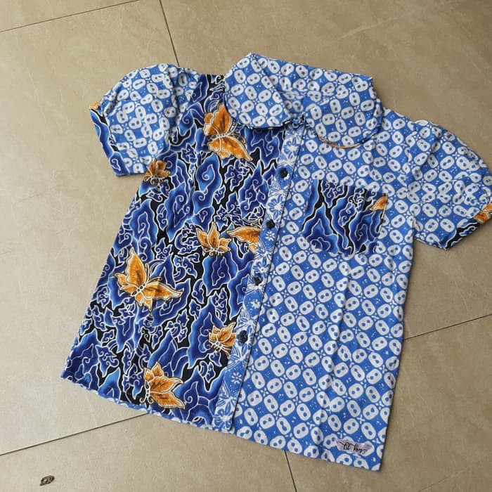 Unik Blouse Batik Anak Cewe Untuk Sd Kelas 2 3 230619 Terbaik Shopee Indonesia