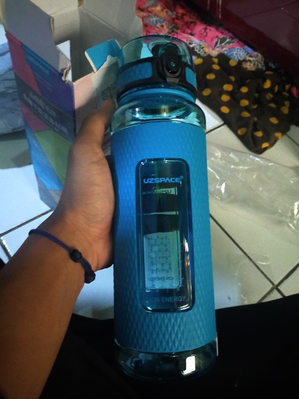 (jiaqing) Uzspace Botol Minum Kapasitas Besar Anti Jatuh Untuk Olahraga/gym