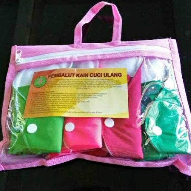 pembalut kain cuci ulang gpks - bahan serat bambu