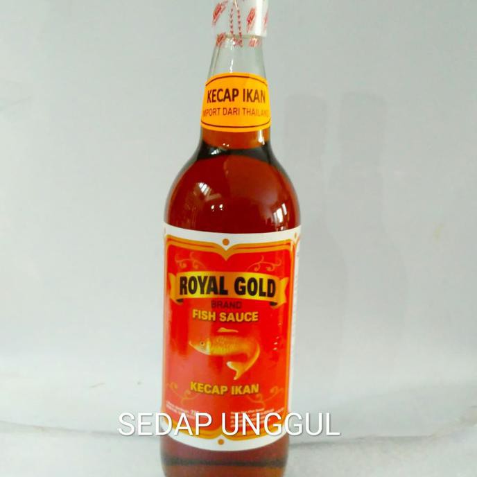 

FISH SAUCE /KECAP IKAN 725 ML X 12 BTL GROSIR - BRAND ROYAL GOLD