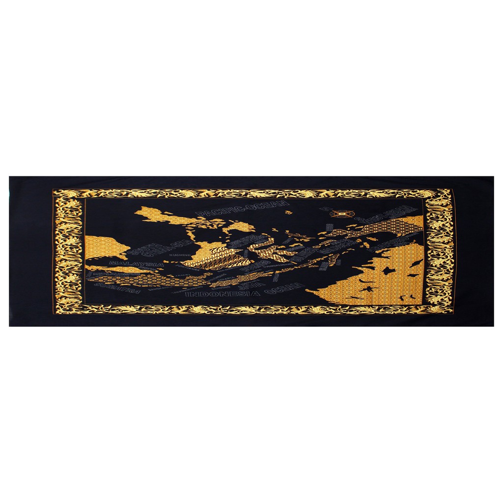 Batik Semar Loper Peta Indonesia
