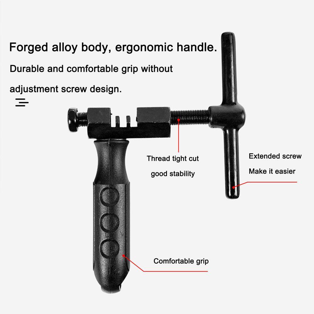 Lanfy Pin Rantai Sepeda Splitter Splitter Sepeda Link Pemutus Pemecah Pemecah Pemecah Pemecah Pemecah Perangkat Pemotong Rantai Chain Pin Breaker Repair