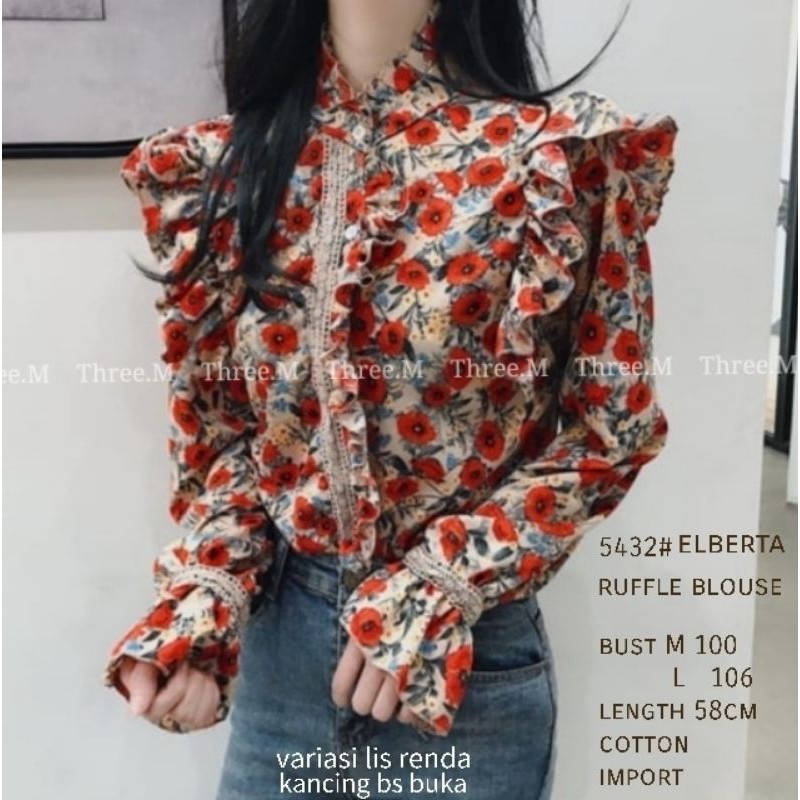 MDLV ~ BM CNY 5432 ELBERTA BLOUSE