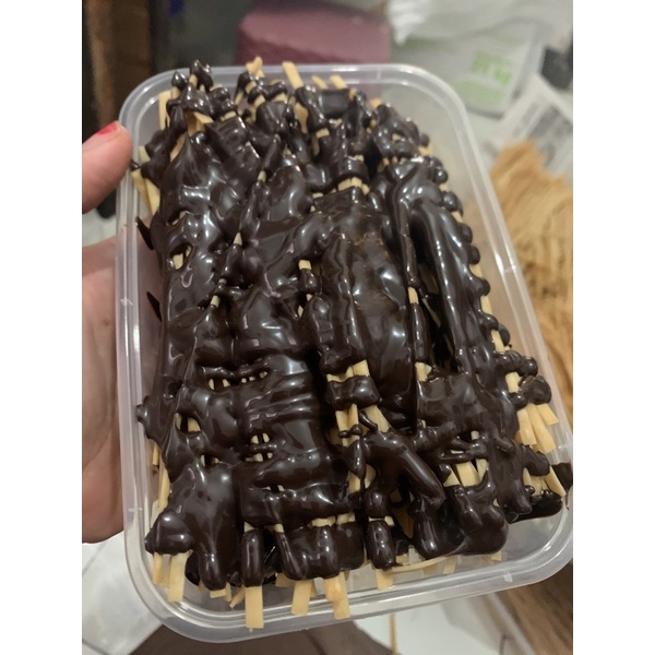 

mie lidi favorite " GEPENG " coklat