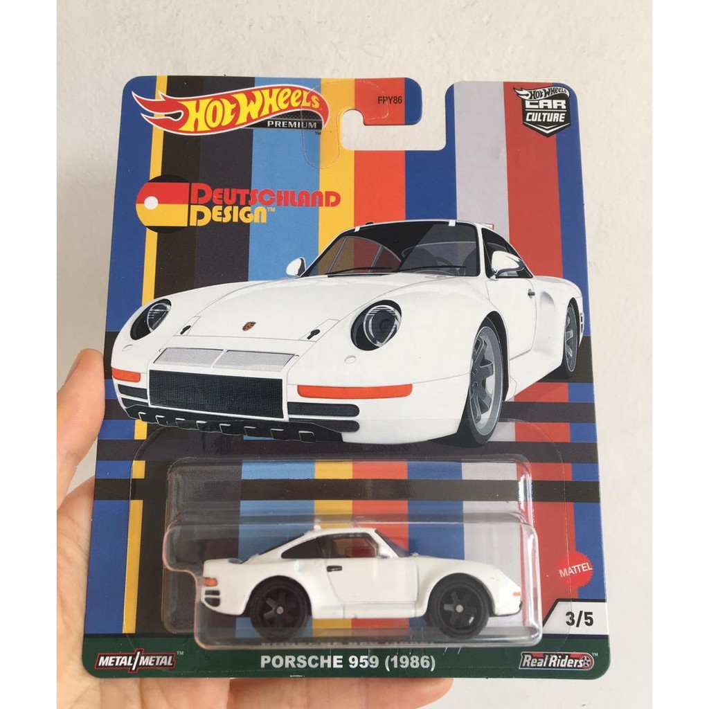 HOT WHEELS DEUTSCHLAND DESIGN - HOT WHEELS PORSCHE 959 (1986) - HOT WHEELS SURABAYA MURAH ORIGINAL