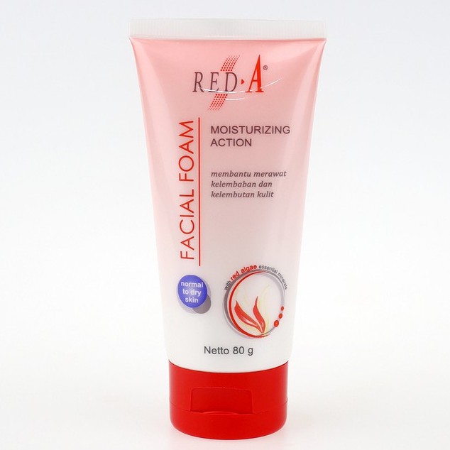 RED-A FACIAL FOAM FOR NORMAL - DRY SKIN 80 GRAM