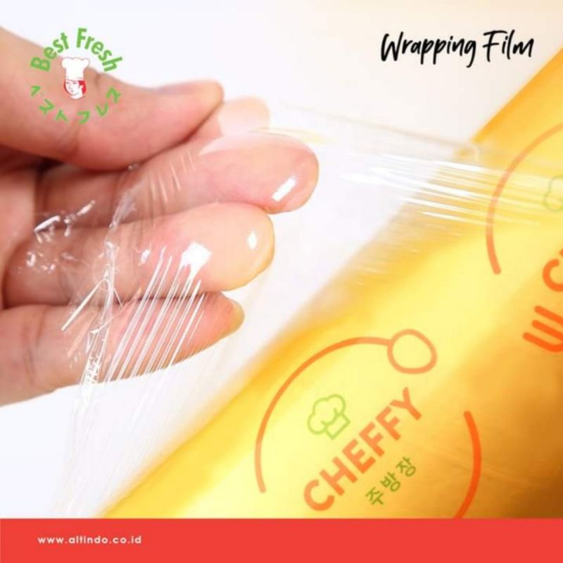 Plastik Wrap Makanan | Food Wrapping Cap Cheffy uk 20cm x 500meter