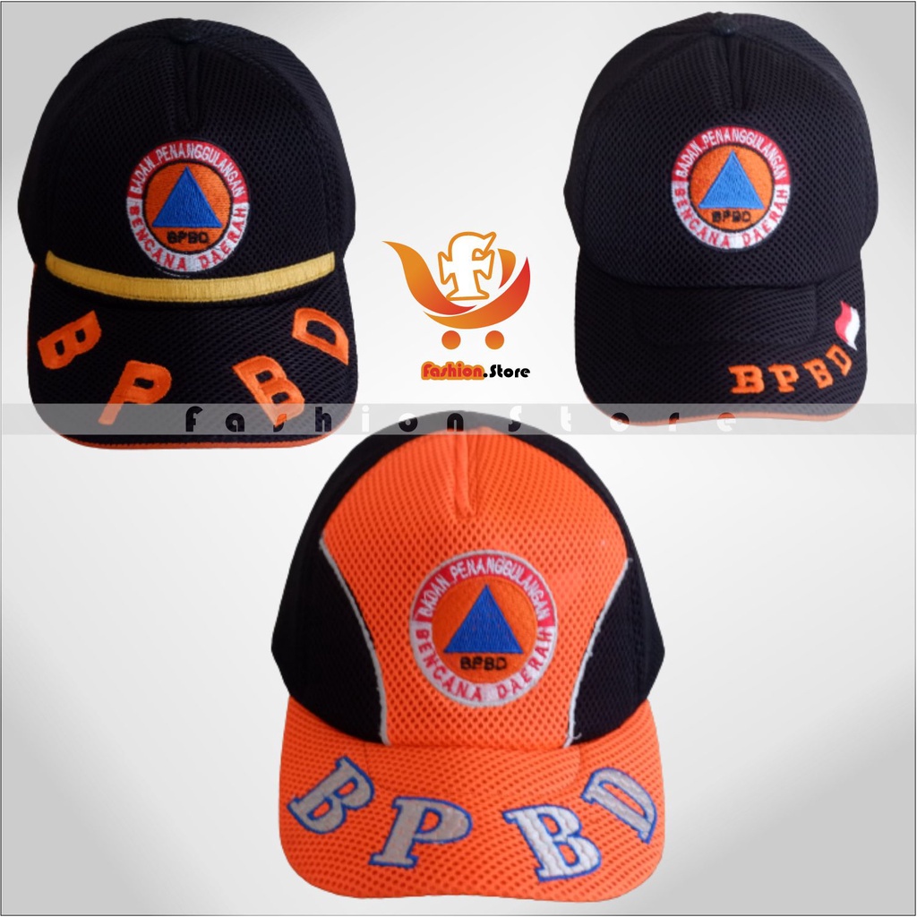 TOPI DINAS LAPANGAN BPBD TOPI BPBD LOGO BORDIR TOPI DINAS BPBD