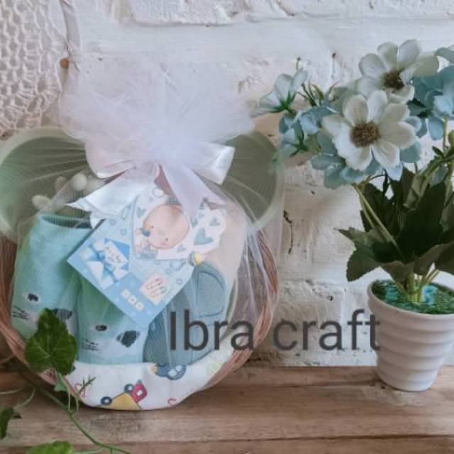 Hampers baby/baby gift rotan mini type E