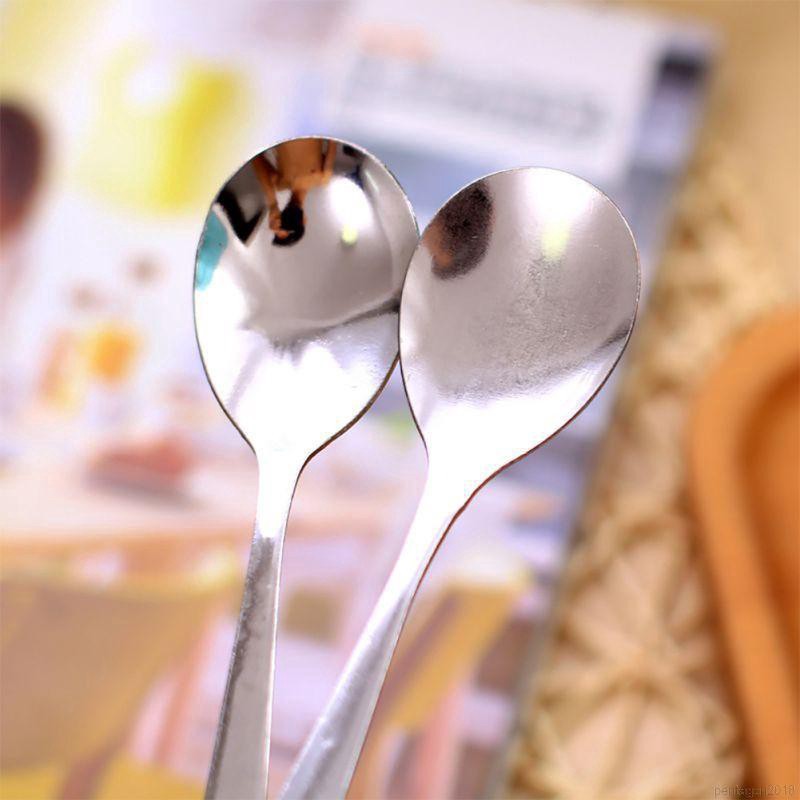 LYSASHOP - SENDOK ANAK TEH KOPI KUE TELUR KARAKTER MINI IMUT KECIL PERALATAN MAKAN MINUM DAPUR-7