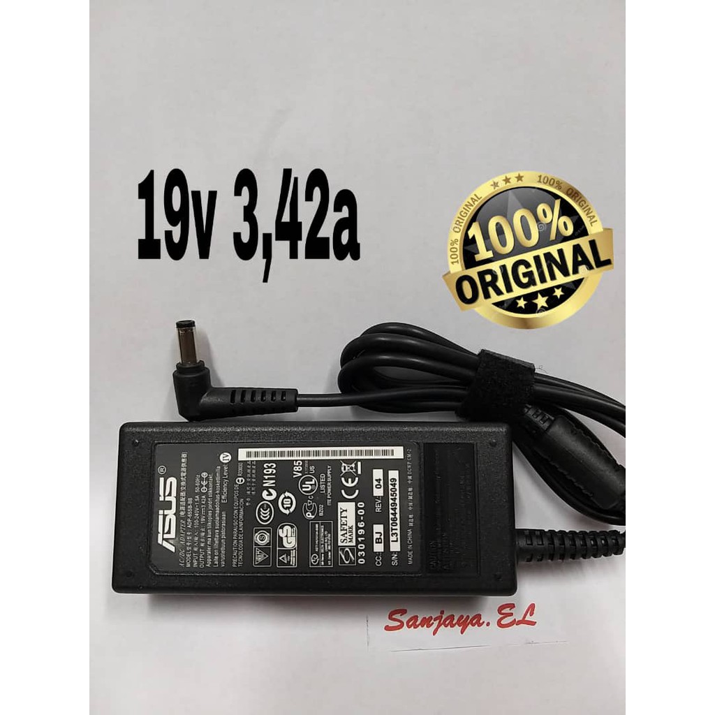 Adaptor Charger Original Asus X44 X44A X43 X43U X43S 19V 3.42A