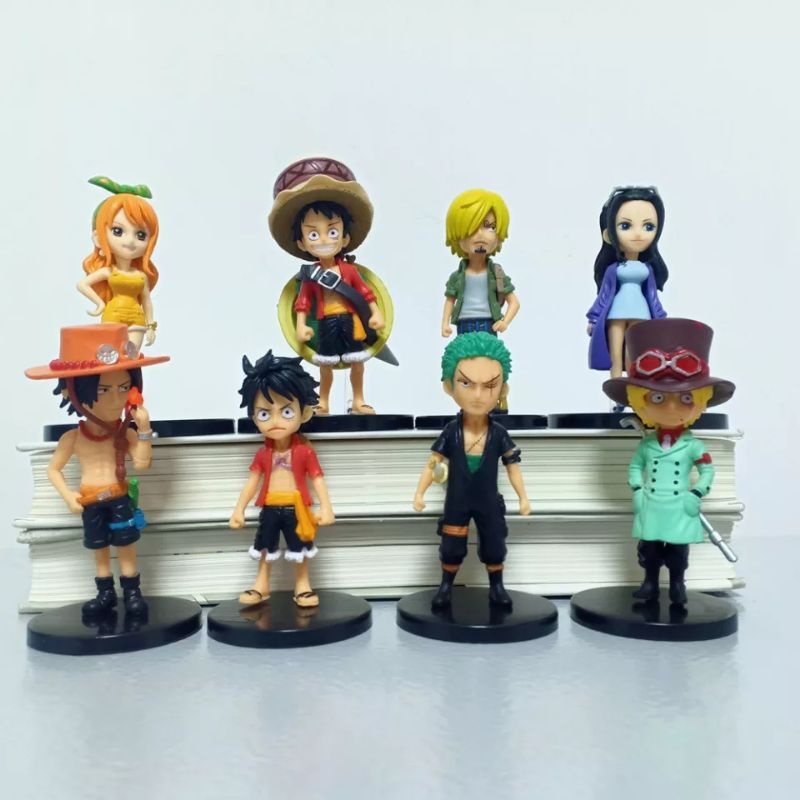 (COD)ACTION FIGURE ONE PIECE LUFFI ACE ZORO SABO NAMI ROBIN SANJI