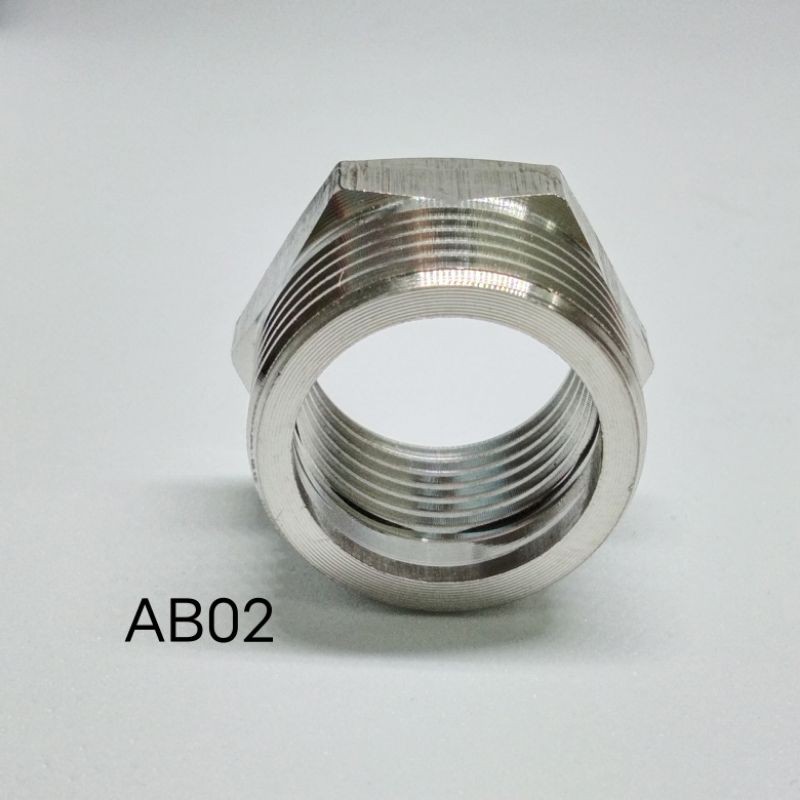 Verlop ring sok Drat luar dalam 3/4X1/2 inch AB02