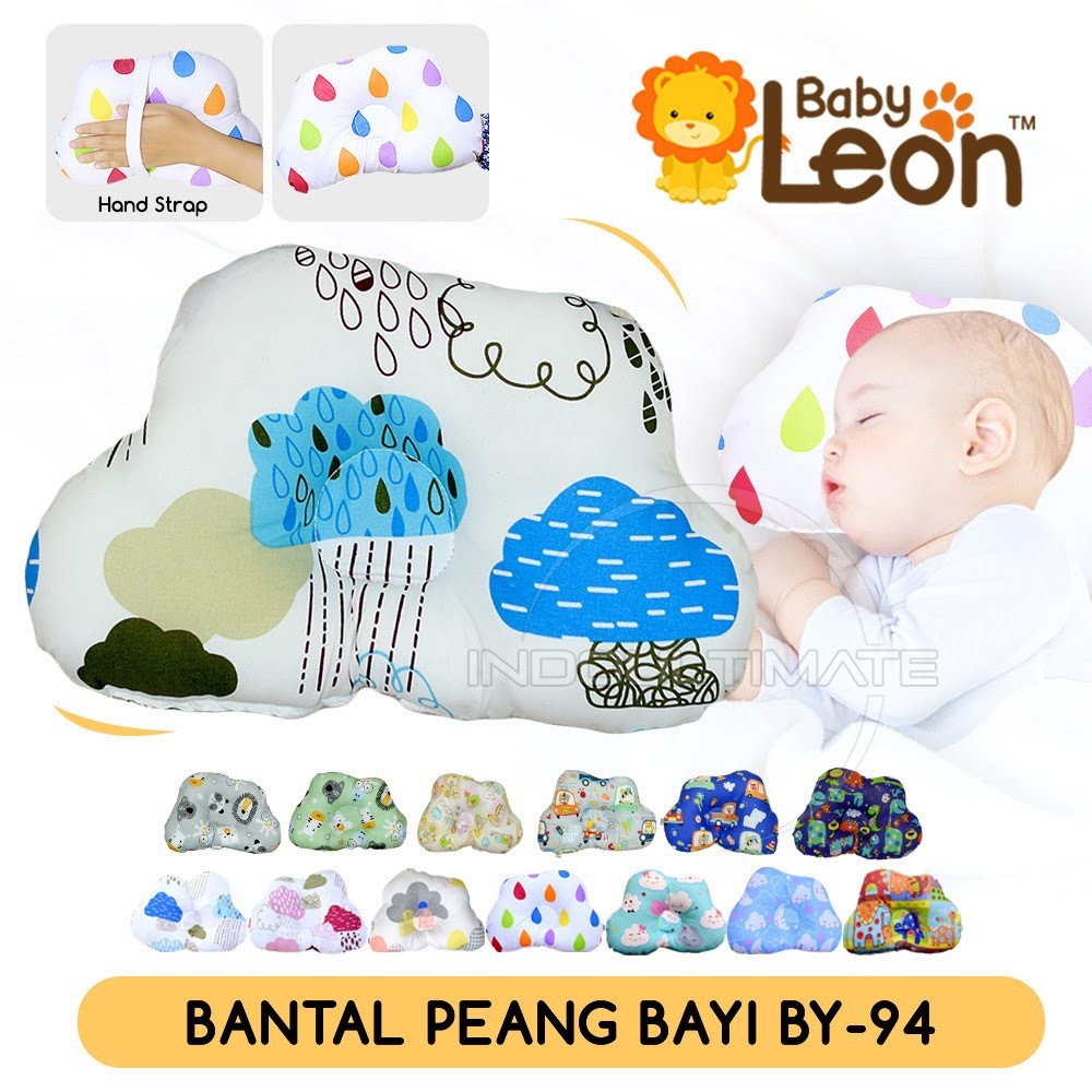 Baby Leon Bantal Peang Newborn - Bantal Bayi Motif Bolak-Balik