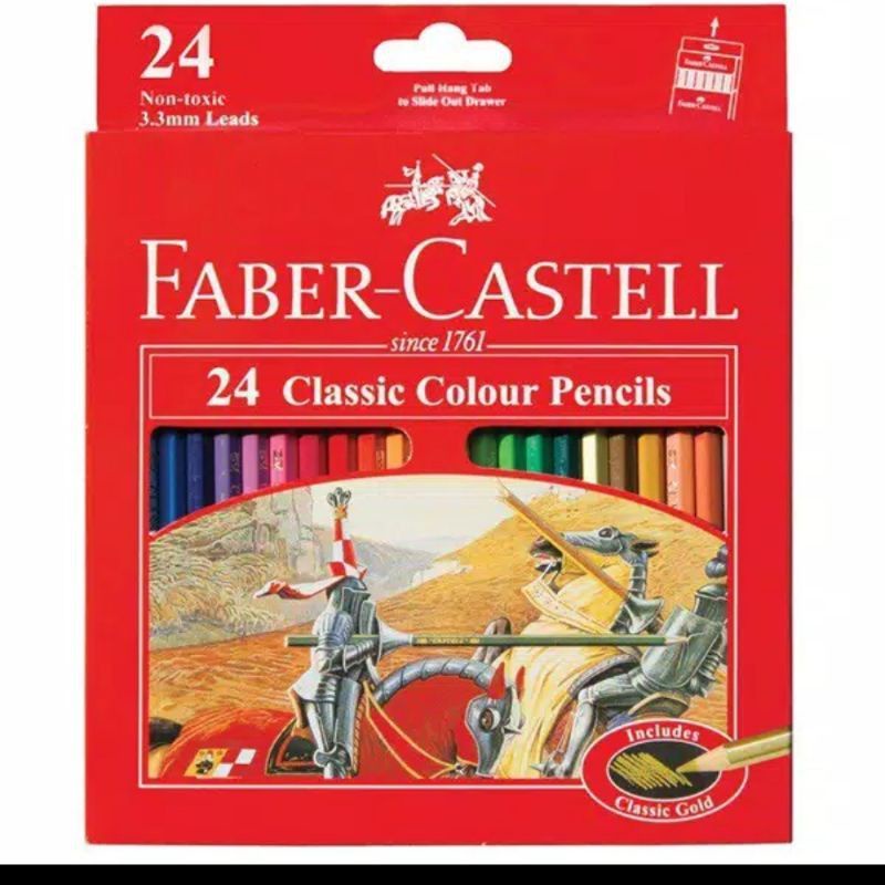 

Pensil Warna Classic Faber Castell 24W, 36W, 48W