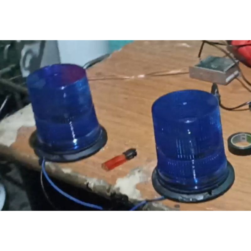 lampu rotari rakitan